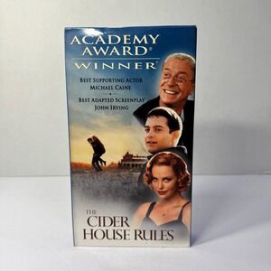The Cider House Rules VHS 1999 Miramax Drama Michael Caine Tobey Maguire PG-13